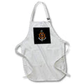 Apron - A classic ship anchor and helm, perfect if you love to sail or boat. Creative Studios – Nautical Sailing