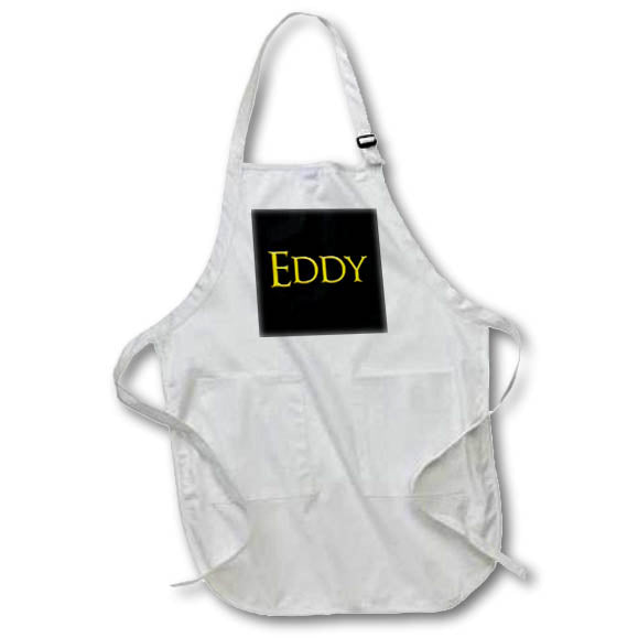 Apron - Eddy classic baby boy name in the USA. An elegant amulet gift Alexis Design - Popular Male Names in USA