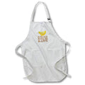 Apron - An image of four yellow bananas. Bananas make me happy funny text Alexis Design - Fruits Banana