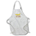 Apron - An image of a yellow banana. A funny decorative text Undress to taste Alexis Design - Fruits Banana