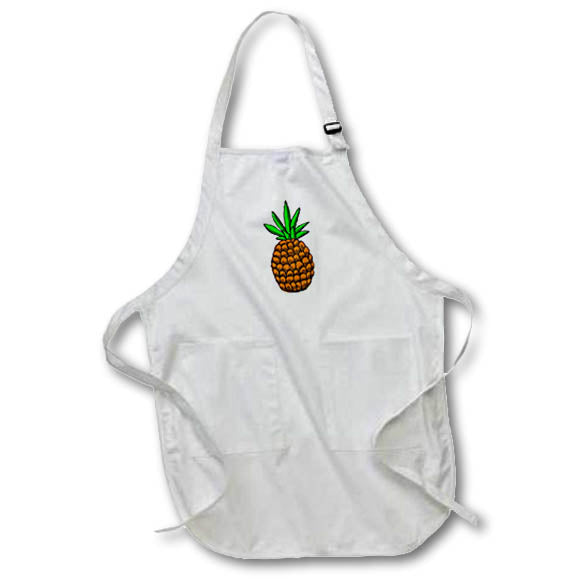 Apron - A decorative colorful drawing of a pineapple fruit Alexis Design - Fruits Pineapple
