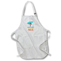 Apron - Rescue helicopter in action. Adventure is calling nine one one text Alexis Design - Funny