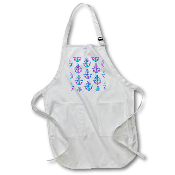 Apron - A ship anchor nautical pattern on vintage sailing chart of Florida. Creative Studios – Nautical Sailing