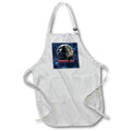 Apron - Alien and UFOs in space above Earth for Area 51 conspiracies. Creative Studios – Aliens UFOs