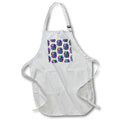 Apron - A colorful animal safari art of a mama and baby elephant pattern. Creative Studios – Wildlife Safari Art
