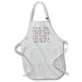Apron - Fun art pattern Art is Freedom over a tie dye background. Creative Studios – Artist Art Career