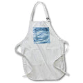 Apron - Image of Closeup Photo Of Back Ladies Jean Pocket In Light Blue lens Art by Florene - Blue Everywhere