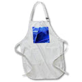 Apron - Image of Award Winning Photo of Banana Leaf In Blue lens Art by Florene - Blue Everywhere