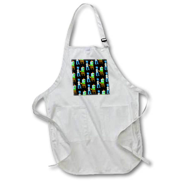 Apron - A cute pattern of an artist for any visual artist and painter. Creative Studios – Artist Art Career