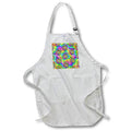 Apron - A colorful art pattern of an artist palette, art brushes, and paint. Creative Studios – Artist Art Career