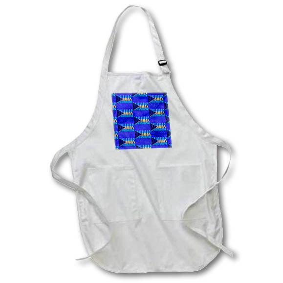 Apron - Caribbean flag pattern for your Bahamas summer vacation. Creative Studios – Caribbean Fun