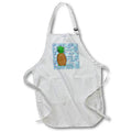 Apron - Be a Pineapple Stand Tall beach quote with pink flamingos. Creative Studios – Be A Pineapple