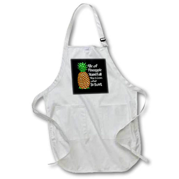 Apron - Summer beach quote Be a Pineapple Stand Tall Wear a Crown. Creative Studios – Be A Pineapple