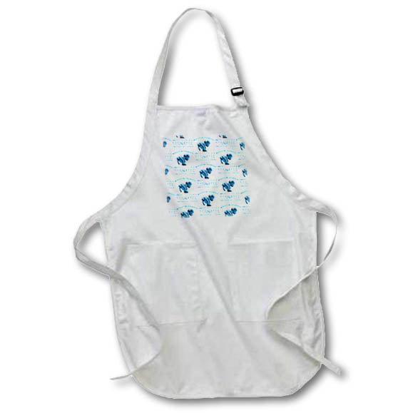 Apron - Do you love manatees Support marine conservation manatee pattern. Creative Studios – Be A Manatee