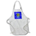 Apron - Beach summer funny beach quote on a Florida Keys sailing map. Creative Studios – Beaches Please