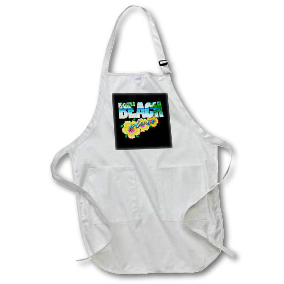 Apron - Beach Please tropical floral design for your next beach vacation. Creative Studios – Beaches Please