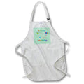 Apron - Happy 52nd Birthday, Cupcake with Candle, Balloons, Hat, Colorful