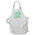 Apron - Happy 102nd Birthday, Cupcake with Candle, Balloons, Hat, Colorful