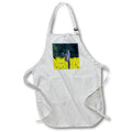 Apron - Bird flying aound birdhouse Photography - Wildlife