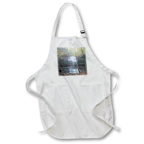 Apron - Foggy waterfall in autumn Photography - Landscape