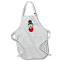 Apron - A Yellow Labradoodle in a Holiday Top Hat and Christmas Scarf Fleas NaviDOG Collection