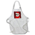 Apron - Malamute Christmas Dog on Red Holiday Plaid Fleas NaviDOG Collection