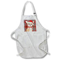 Apron - Christmas Chihuahua with Red and Green Holiday Plaid Dog Lover Fleas NaviDOG Collection