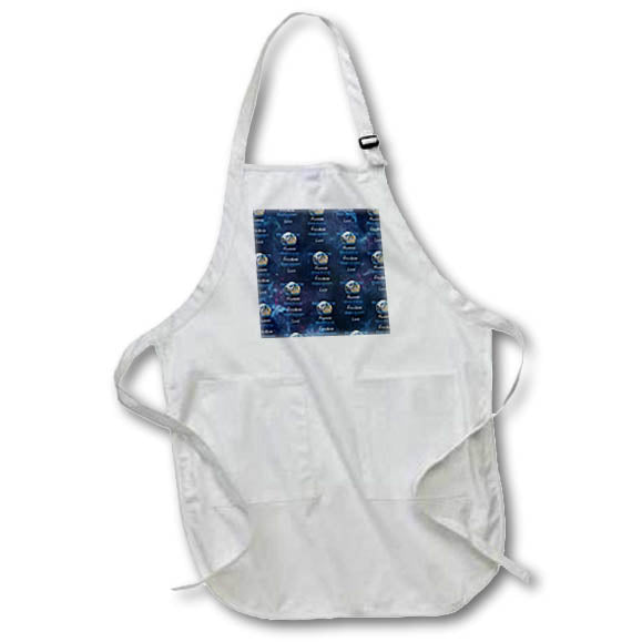 Apron - Birthplace Earth pattern for Earth Day, world peace, human equality. Creative Studios – Freedom and Love
