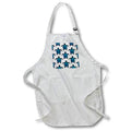 Apron - A blue and black Hawaiian Polynesian style turtle pattern. Creative Studios – Tribal Ocean Animals
