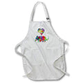 Apron - Love Armadillo- Tie Dye Armadillo and Swirly Heart Designs- LOVE ANIMALS