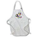 Apron - Love Scorpion- Tie Dye Scorpion and Swirly Heart Designs- LOVE ANIMALS