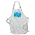 Apron - A Hawaiian island beach design of Hawaiian Honu turtle in ocean blues. Creative Studios – Tropical Turtles