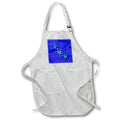 Apron - Tropical sea turtles with flower shells on a nautical map of islands. Creative Studios – Tropical Turtles