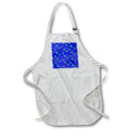 Apron - A tropical pattern of sea turtles with floral shells on nautical map. Creative Studios – Tropical Turtles