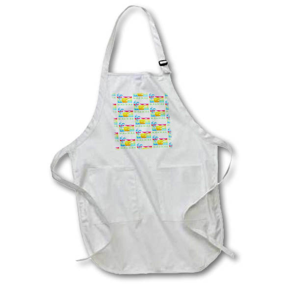 Apron - Retro pattern Bora Bora tropical beach design for an island vacation. Creative Studios – Bora Bora