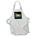 Apron - Enjoy the beautiful islands of Bora Bora with this retro beach design. Creative Studios – Bora Bora