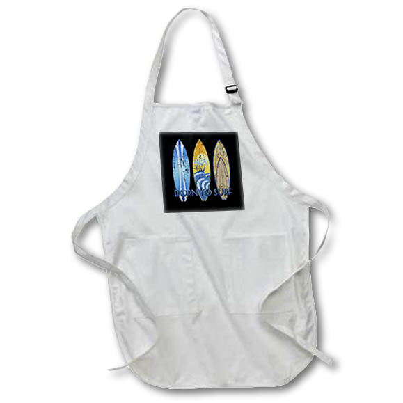 Apron - Great beach gift for riding the waves surfing on a beautiful beach. Creative Studios – Surfing Surfboards