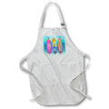 Apron - Pink Born To Surf with retro surfboards sport art for any surfer. Creative Studios – Surfing Surfboards