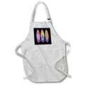 Apron - Retro distressed pink beach ocean art for surfers Born to Surf. Creative Studios – Surfing Surfboards