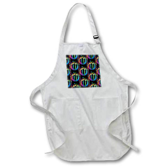 Apron - Pattern for artist, painter, art student with brushes and color wheel. Creative Studios – Artist Art Career