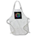 Apron - Art brushes and a color wheel.for any artist, art teacher, or student. Creative Studios – Artist Art Career