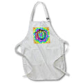 Apron - Tie dye design with art brushes and color wheel, for artist. Creative Studios – Artist Art Career