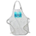 Apron - Black and white nautical sailing art of a compass rose. Creative Studios – Nautical Sailing