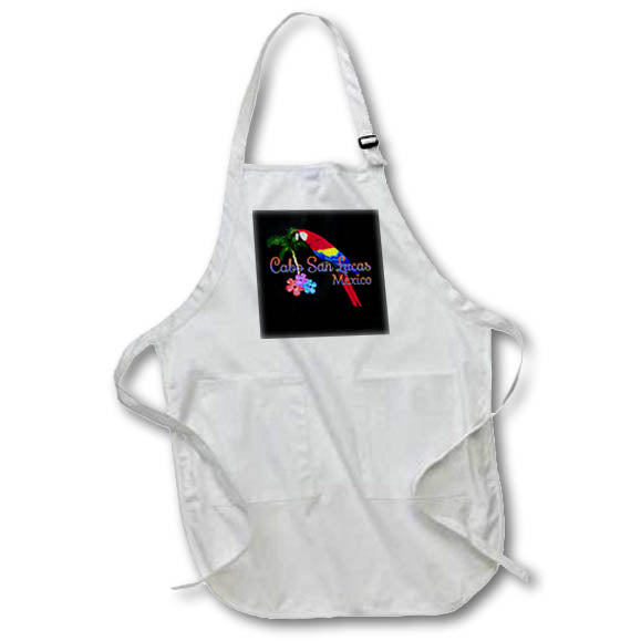 Apron - Colorful tropical design of a Macaw parrot in Cabo San Lucas Mexico. Creative Studios – Caribbean Fun
