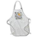 Apron - Angelic Christmas Robin Winter Watercolor Watercolor Painting - Robin