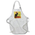 Apron - Joyeux Noel Le Chat Noir Christmas Parody Vector Art - Christmas Cat Parody