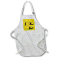 Apron - Let It Blow Christmas Holiday Wakeboarding Activity Vector Art - Christmas Kitesurf