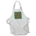 Apron - No Snowflake Ever Falls In The Wrong Place Zen Proverb In Red Typography - Snowflake Proverb