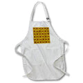 Apron - Red and Yellow Checked Repeat Pattern Digital Art - Seamless Pattern