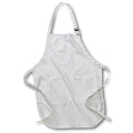 Apron - Christmas Tree Of Snowflakes and Stars Milk White Vector Art - Christmas Tree